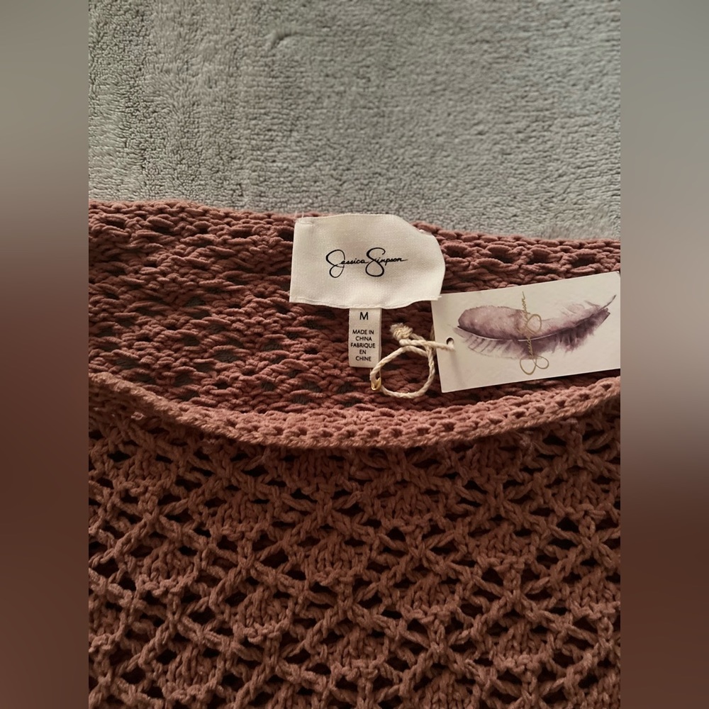 Oversized Jessica Simpson Crop Top-Size M
